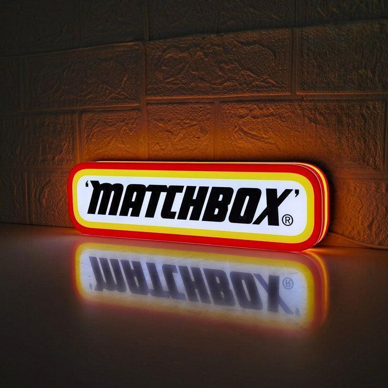 Matchbox Logo Inspired LED Lightbox | Dimmable & USB Powered | Perfec ...