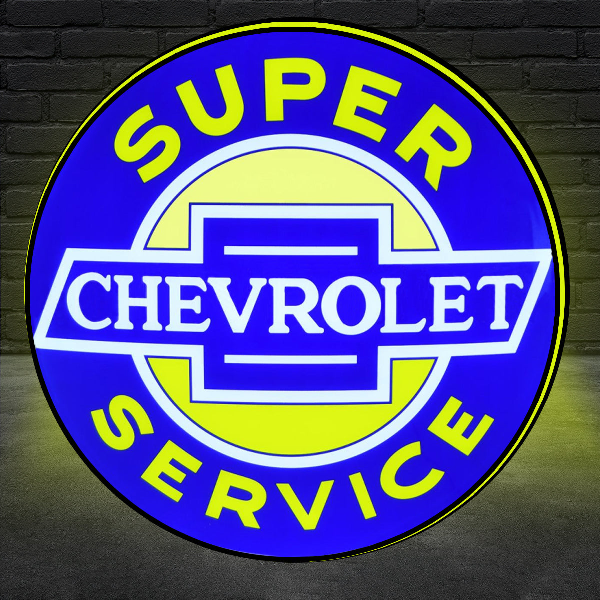 Chevrolet Logo Custom 3D LED Topper Printed Lightbox