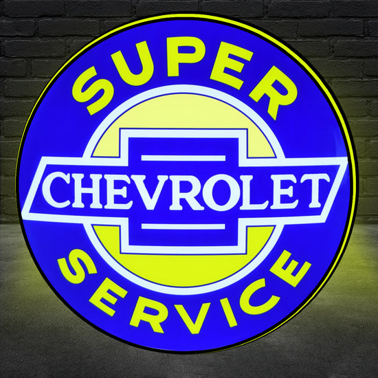 Chevrolet Logo Custom 3D LED Topper Printed Lightbox