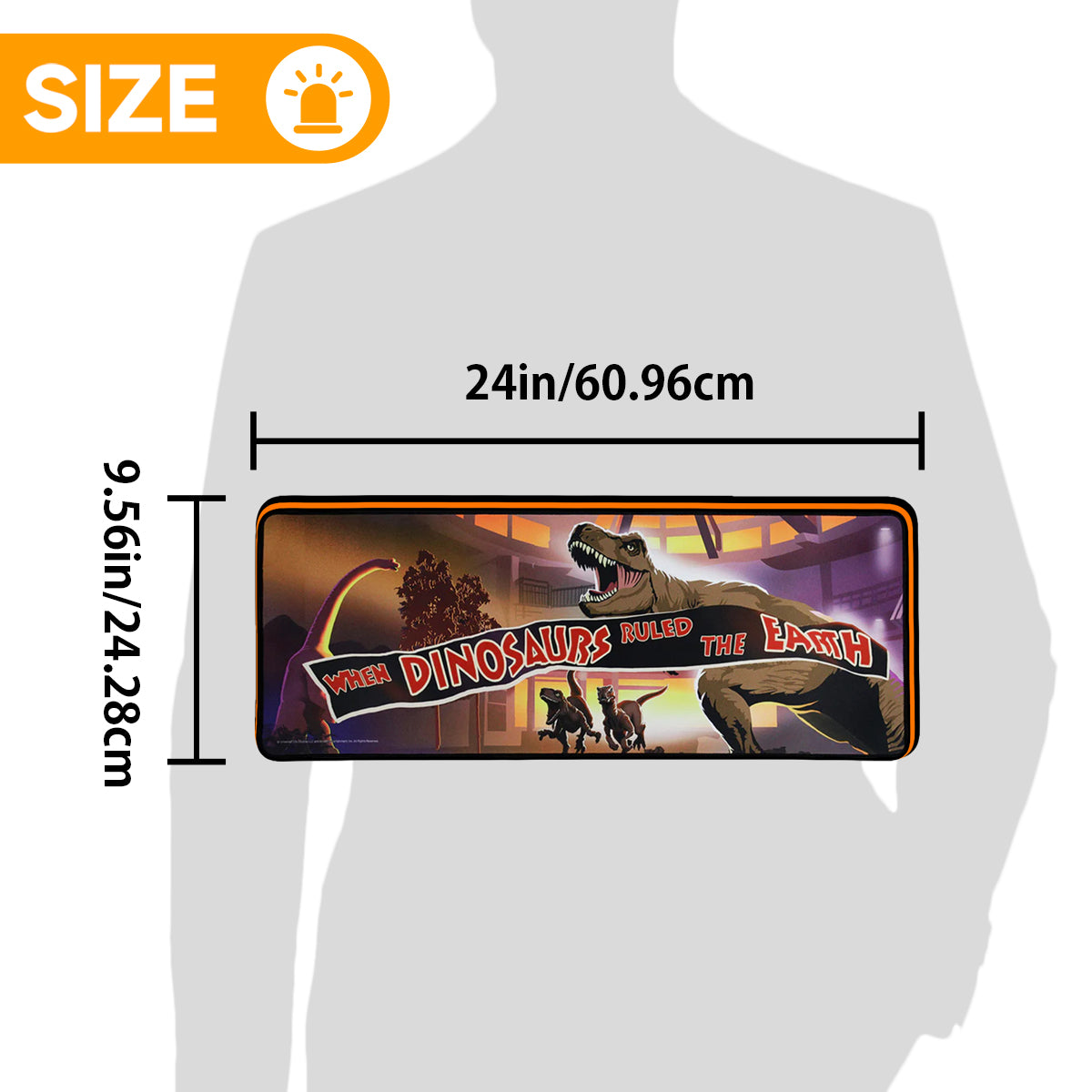 Jurassic Park Dominion Logo LED Lightbox Pinball Topper Boîte à lumière imprimée en 3D