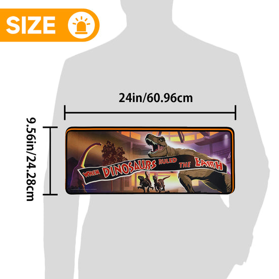 Jurassic Park Dominion Logo LED Lightbox Pinball Topper Boîte à lumière imprimée en 3D