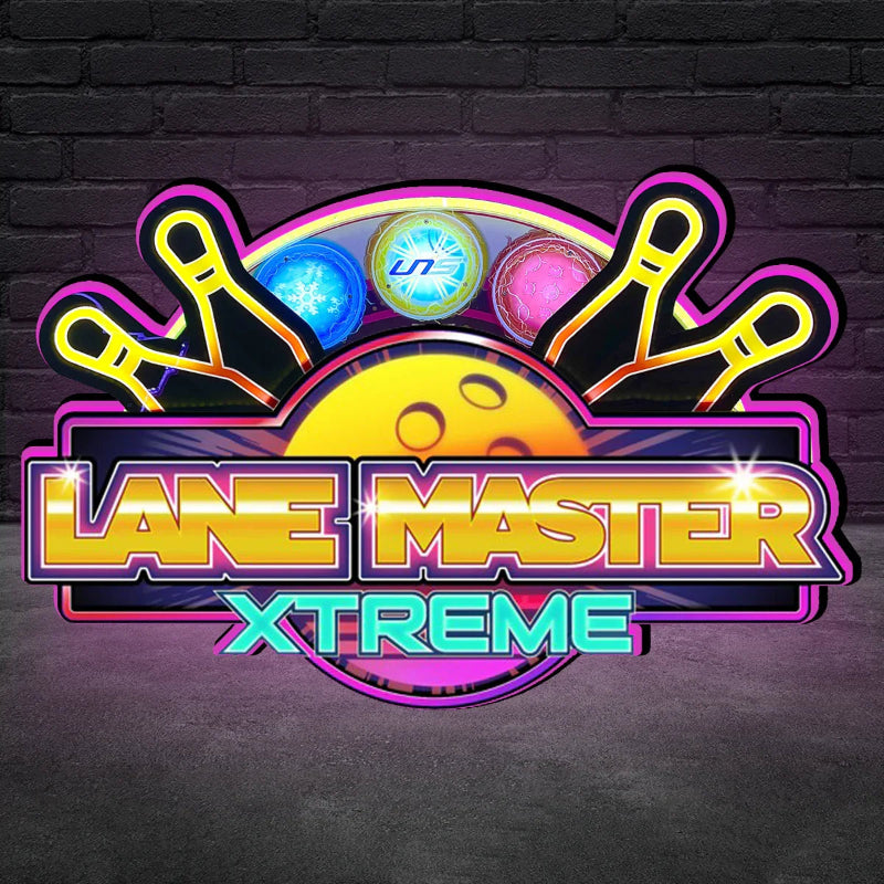 Lane Master Topper 3D Pinted Lightbox for Bowling Arcade Game Machine, Bowling Arcade Game machine Topper