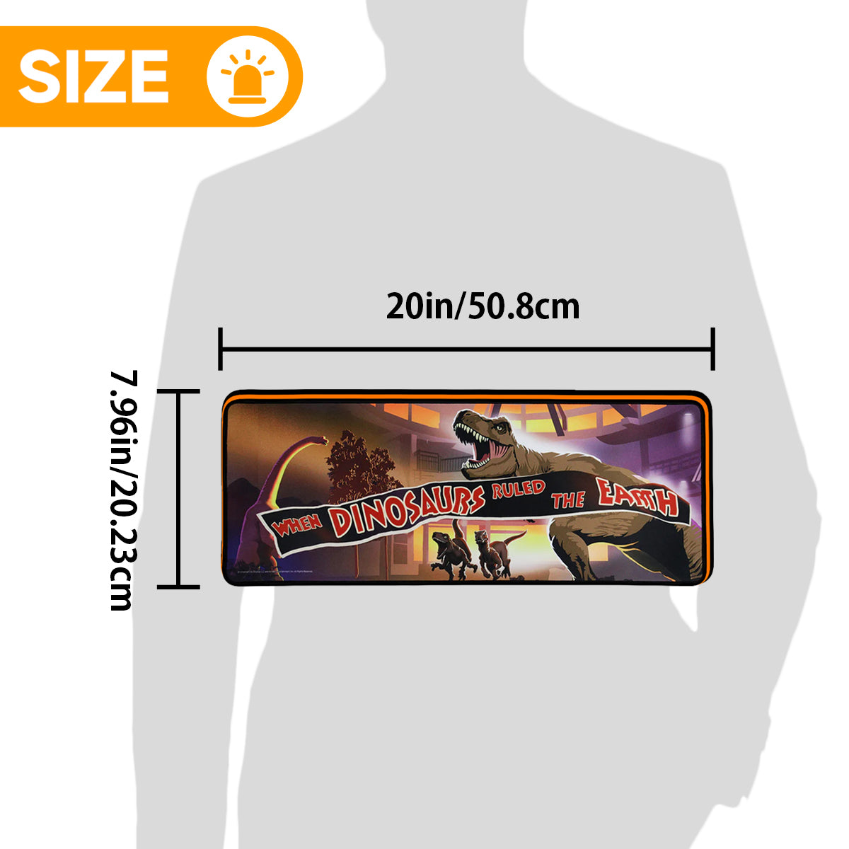 Jurassic Park Dominion Logo LED Lightbox Pinball Topper Boîte à lumière imprimée en 3D