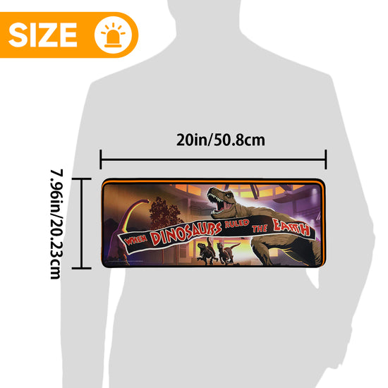 Jurassic Park Dominion Logo LED Lightbox Pinball Topper Boîte à lumière imprimée en 3D