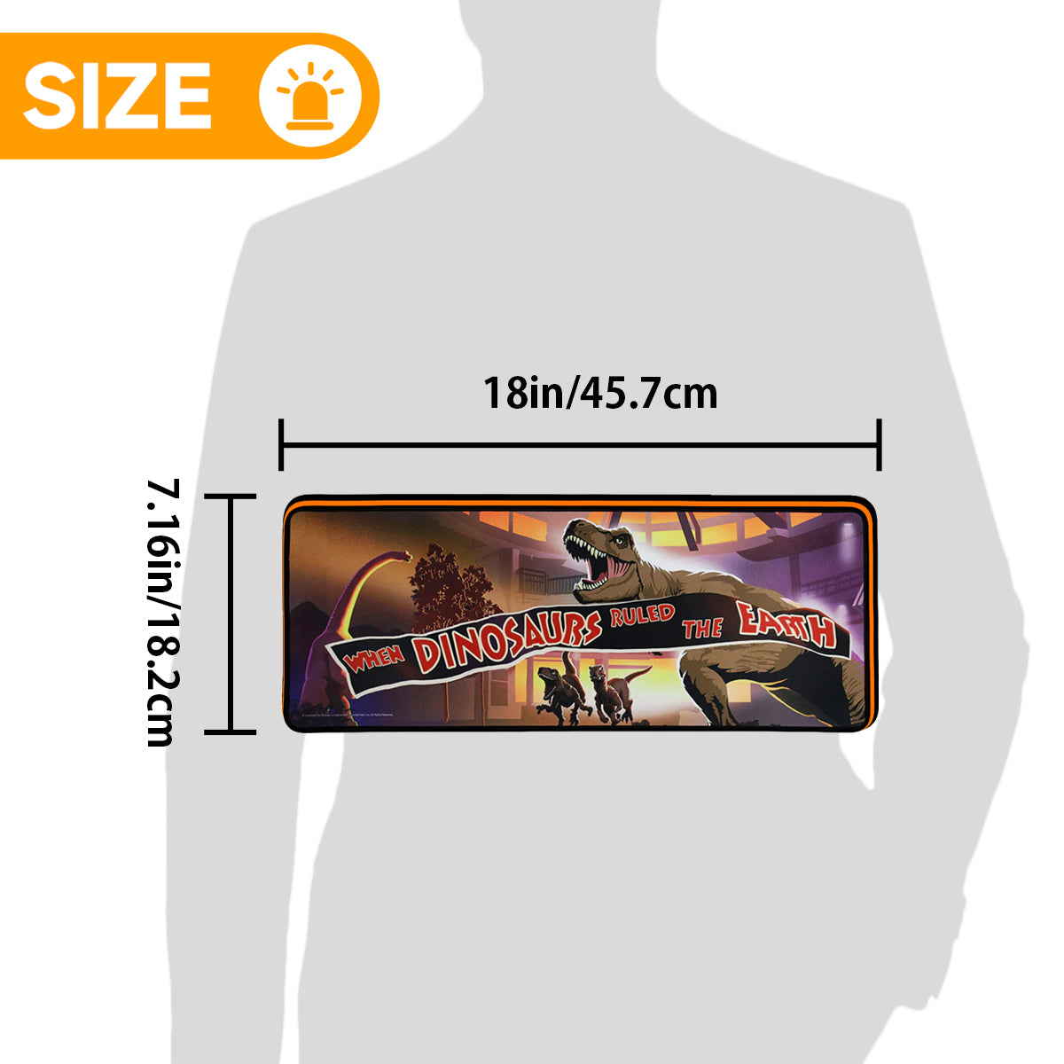 Jurassic Park Dominion Logo LED Lightbox Pinball Topper Boîte à lumière imprimée en 3D