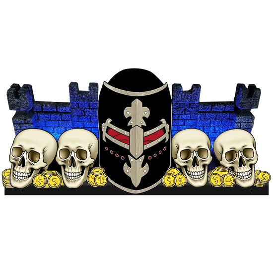 Décoration LED acrylique 3D Black Knight pour flipper