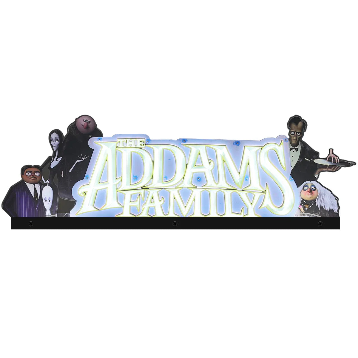 Adams Family Pinball Topper 3D Acrylic LED Topper, for Bally Pinball Machine, Pinball Topper