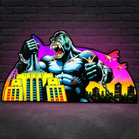King Kong Pinball AR Topper for  Pinball Machine, 3D Printed Lightbox USB Powered & Full Dimmable
