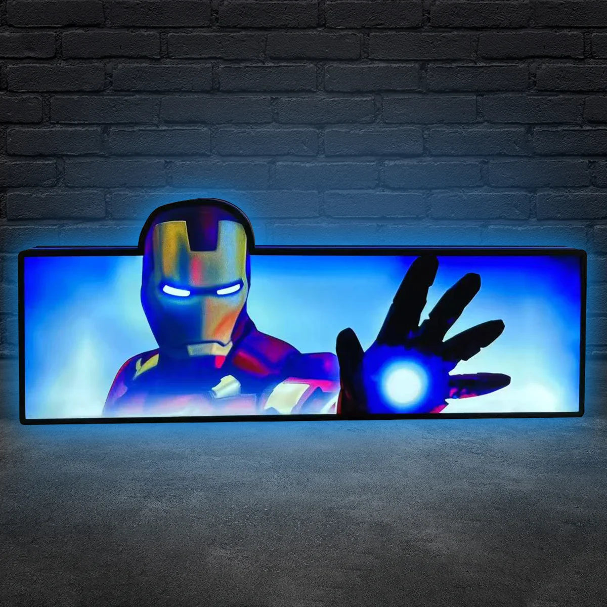 Iron Man topper, Pinball Topper LED Lightbox,  3D Printed Lightbox Rock Your Game