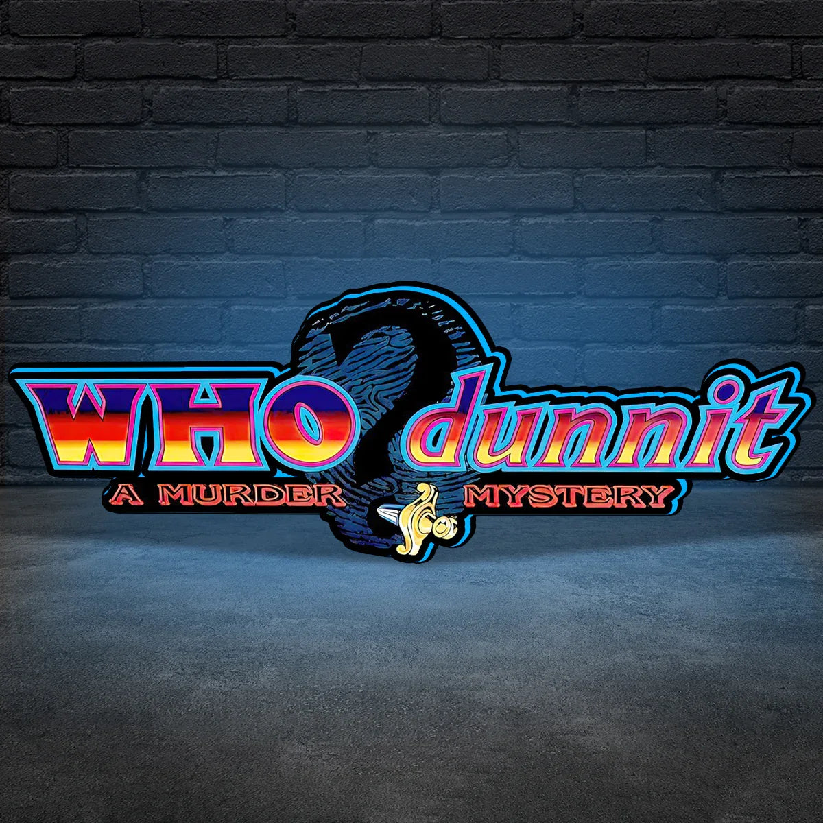 Who Dunnit Pinball Topper,  For Bally Pinball Mahine, Pinball Topper for Game Room Decor Man's Cave