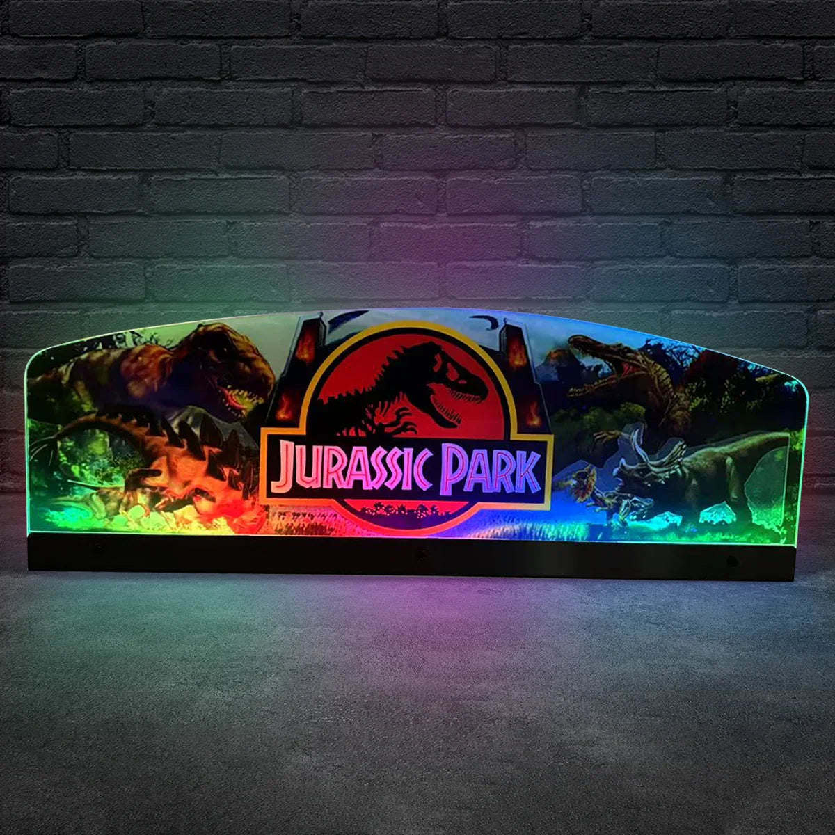 Jurassic Park Stern Pinball Topper 3D Acrylic LED Topper, For Stern Pinball Machine, Pinball Topper