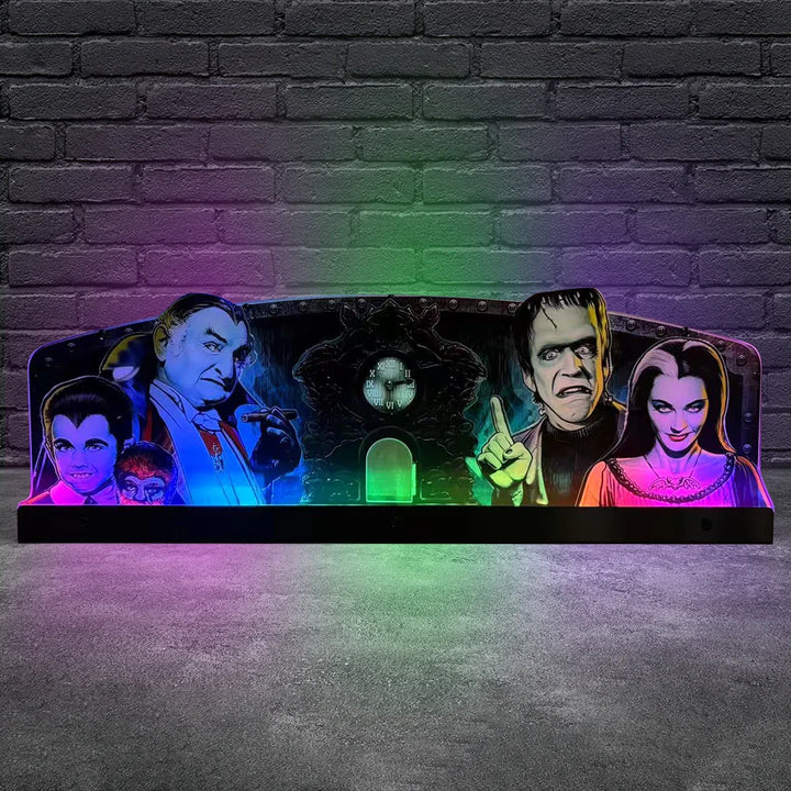 The Munsters Topper 3D Acrylic LED Topper, For Stern Pinball Mahine, Pinball Topper