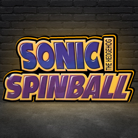 Sonic Pinball Topper Lightbox for Sega Pinball Machine, Arcade Gaming Light box for Man's Cave