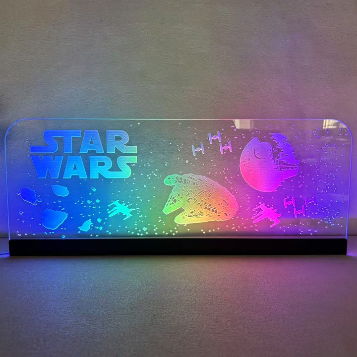 Star Wars Acrylic RGB LED Topper, for Pinball Machine, Pinball Topper