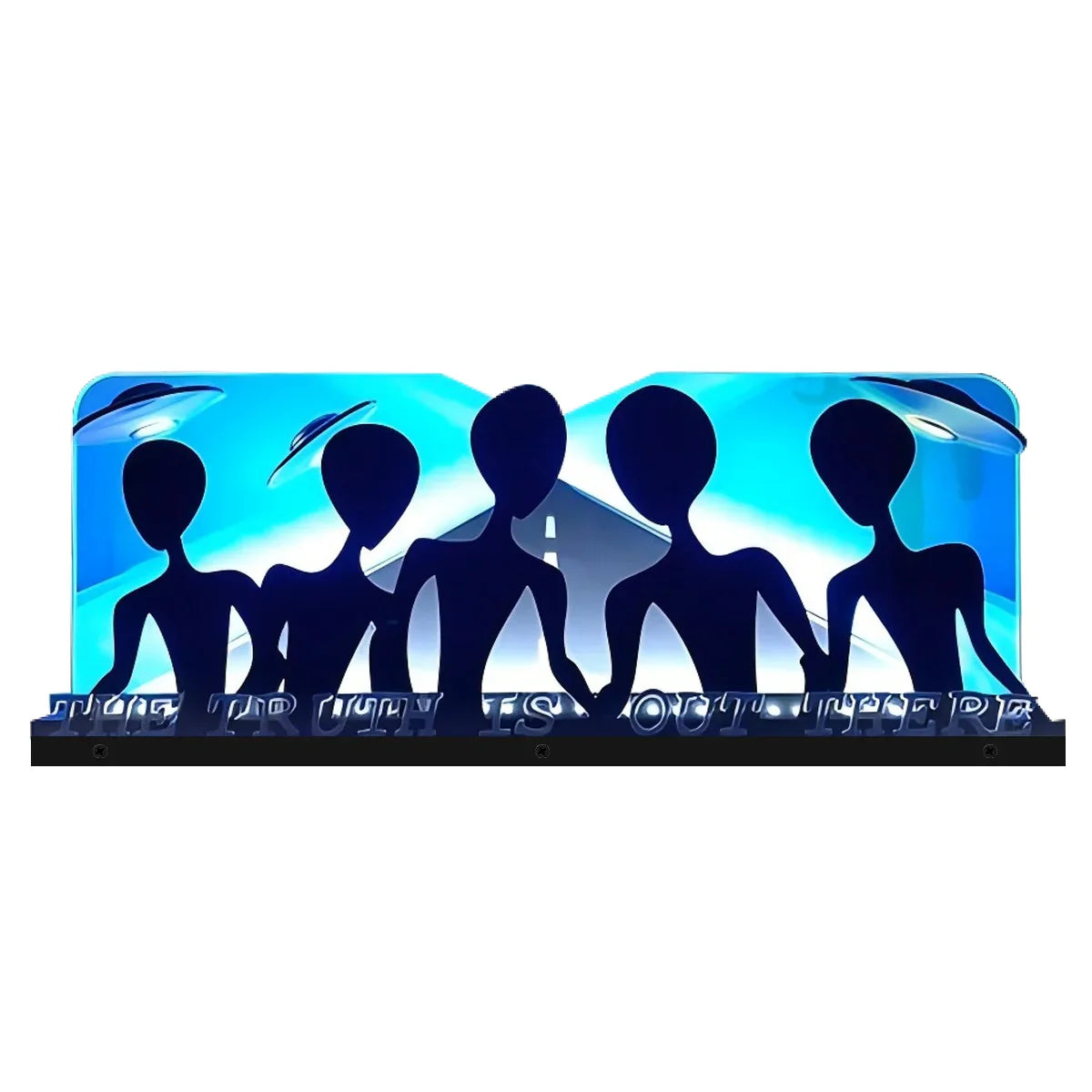 X-Files Topper 3D Acrylic LED Topper, For Sega Pinball Machine, Pinball Topper