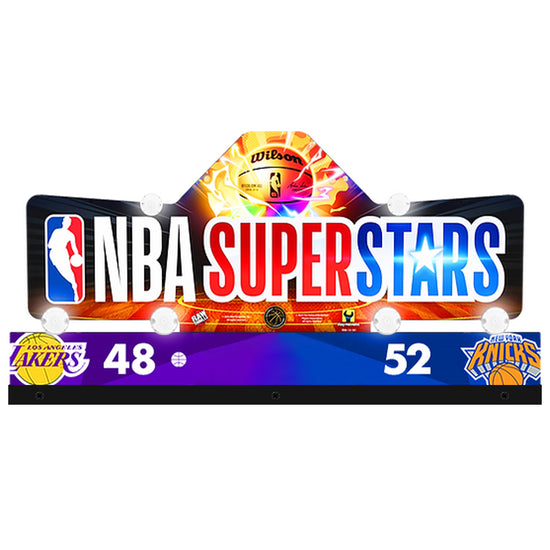 NBA Superstars Arcade Topper 3D Acrylic LED Topper, For Arcade Game Art Repro Game Machine, Arcade Topper