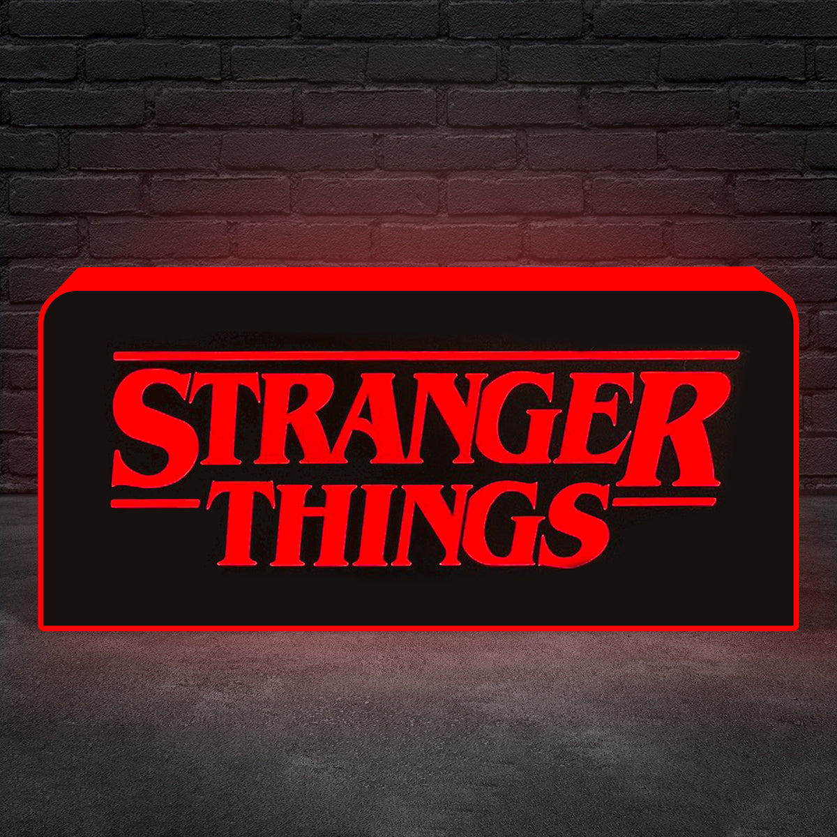 Stranger Things Logo Pinball Topper Lightbox Arcade Gaming Light box