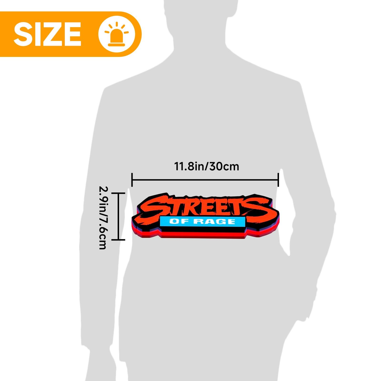 Rage 3D-gedruckter LED-Leuchtkasten Street of Rage
