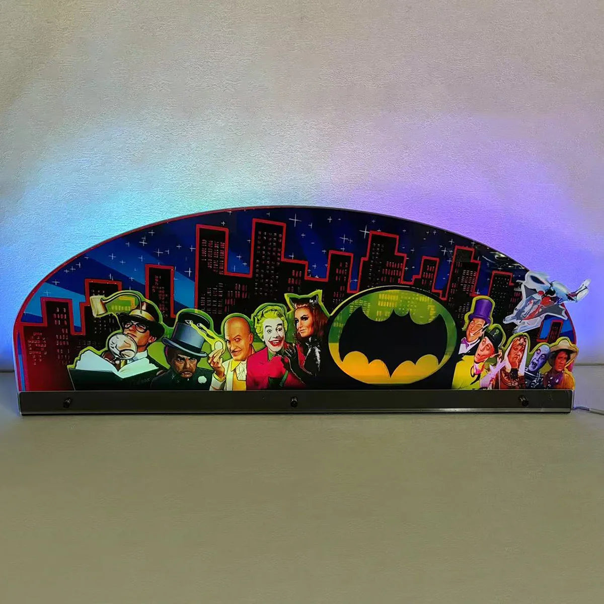 Topper Batman 66 Pinball topper 3D Acrylic LED Topper, for Pinball Machine, Pinball Topper