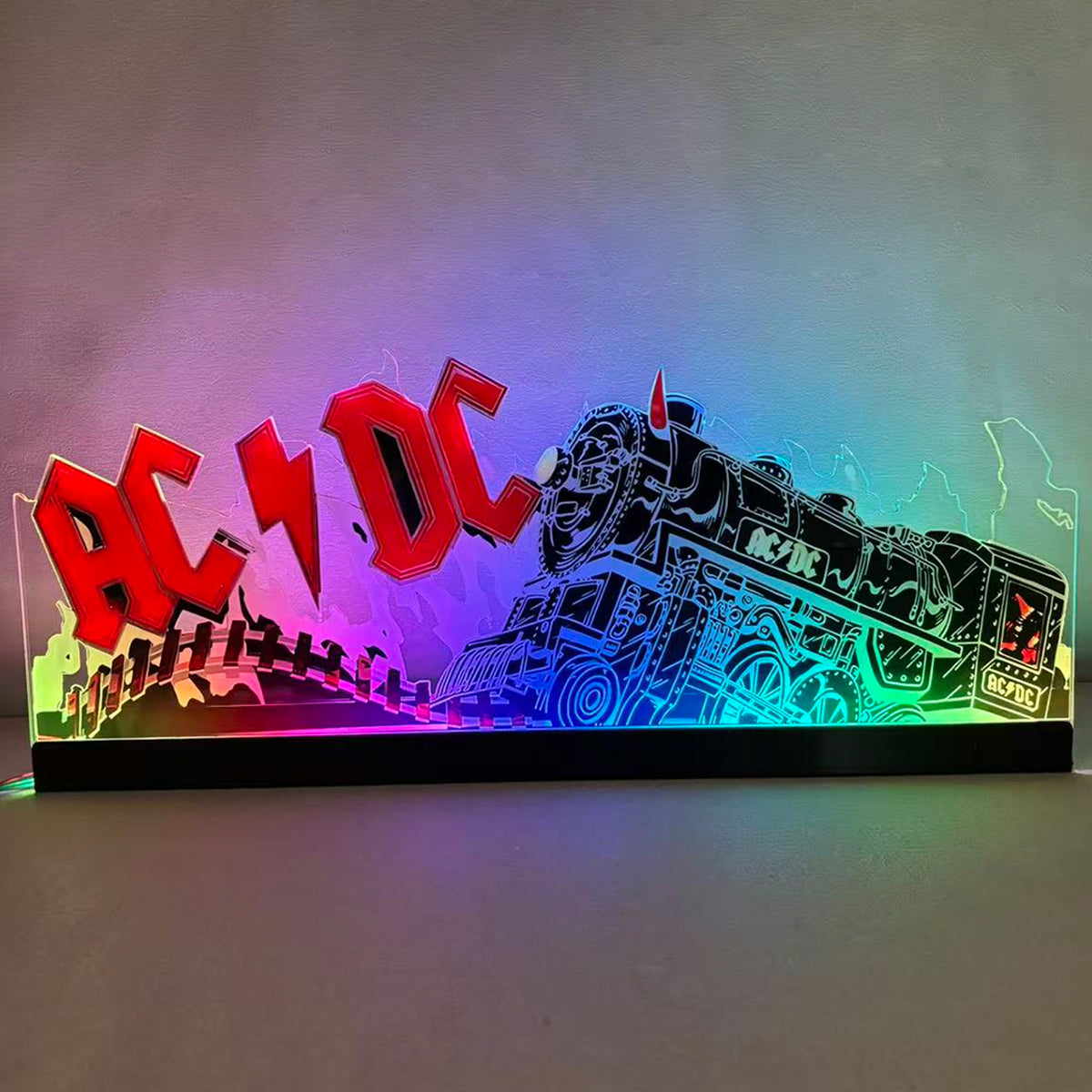 AC/DC Topper 3D Acrylic LED Topper, For Stern Pinball Mahine, Pinball ...