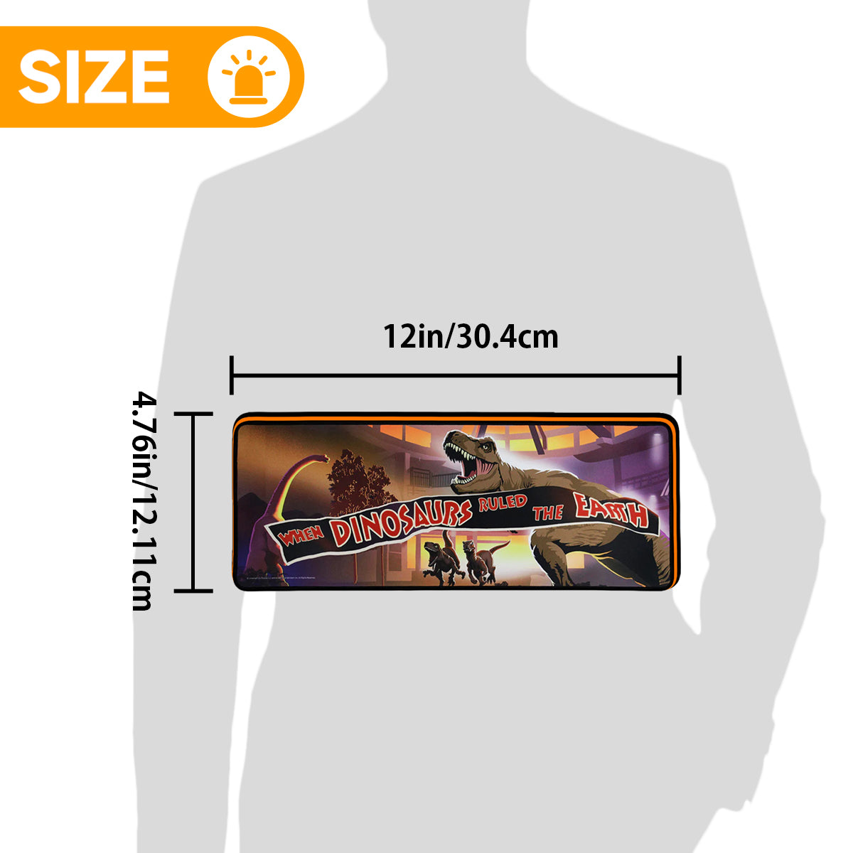 Jurassic Park Dominion Logo LED Lightbox Pinball Topper Boîte à lumière imprimée en 3D