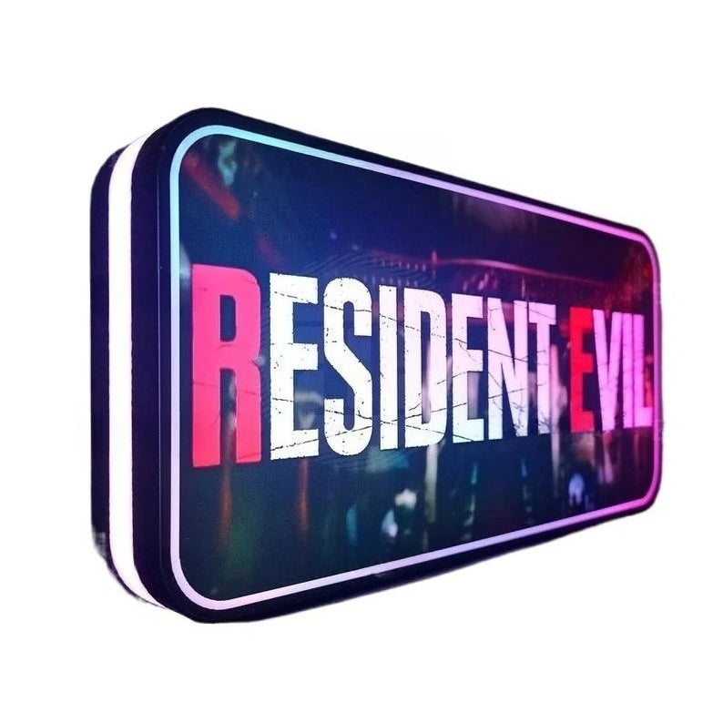 LED Lamp for Decoration | Lightbox Streamer | RGB Configuration | Custom pieces for streaming | Resident evil