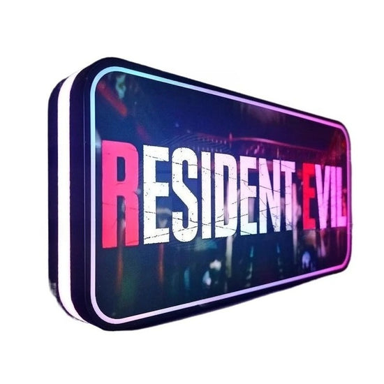 LED Lamp for Decoration | Lightbox Streamer | RGB Configuration | Custom pieces for streaming | Resident evil