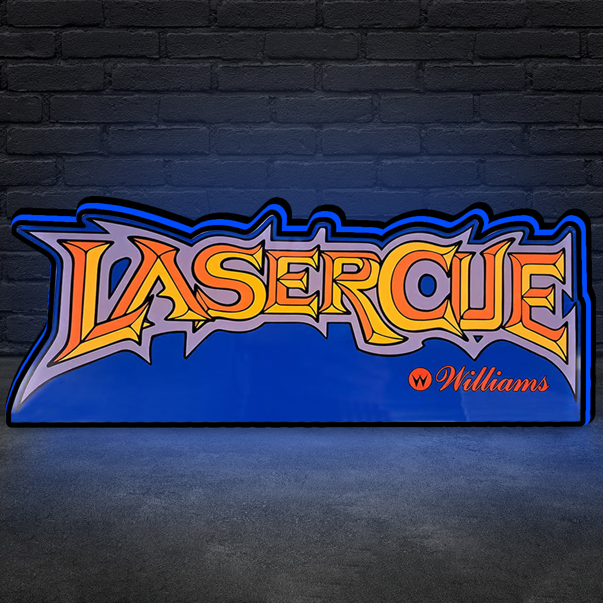 Laser Cue Williams Pinball Topper for Williams Pinball Topper, 3D Printed Lightbox Powered by USB Band Dimm Man's Cave