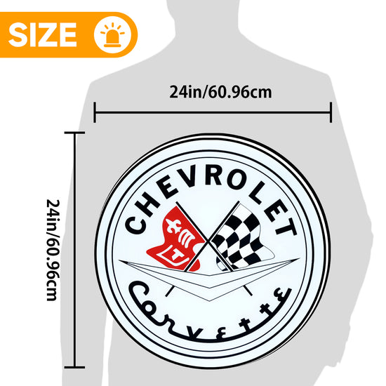 Chevrolet Logo Custom 3D LED Topper Printed Lightbox