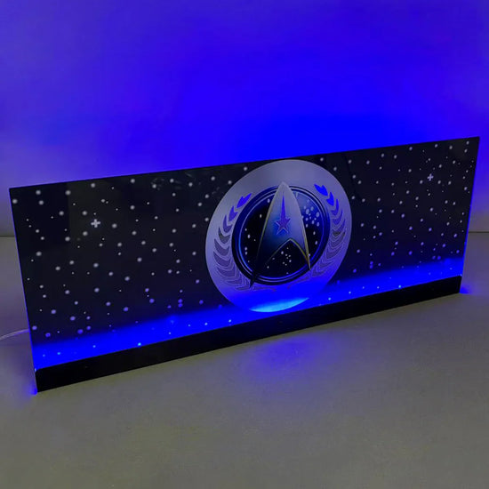Star Trek Pinball Topper, Pinball topper 3D Acrylic LED Topper, for Bally Pinball Machine, Pinball Topper