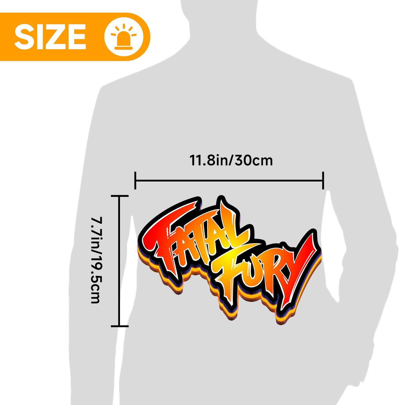 Garō Densetsu Fatal Fury 3D Printed LED Lightbox for Gaming Room Decor