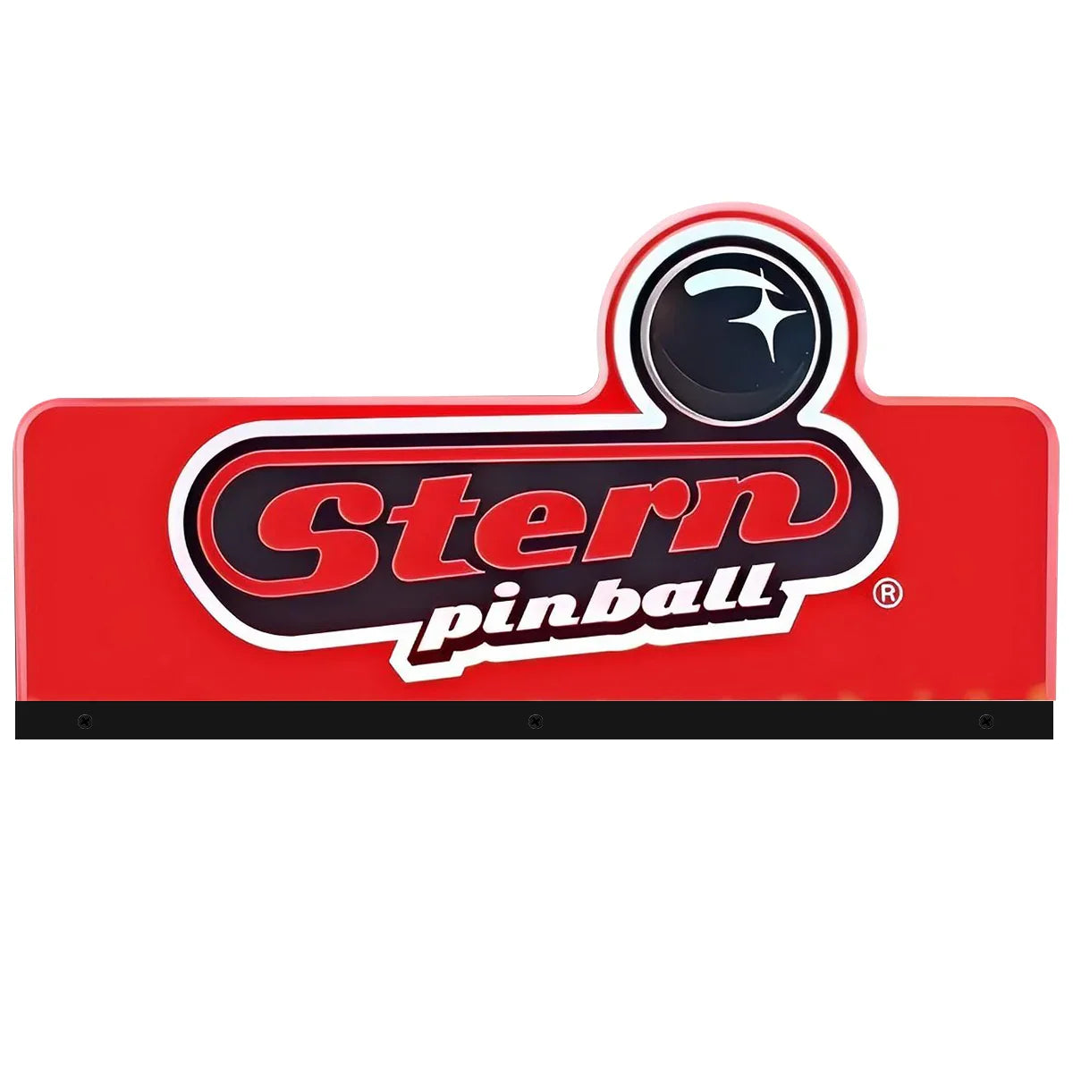 Stern Logo Pinball Topper 3D Acrylic LED Topper, for Stern Pinball Machine, Pinball Topper