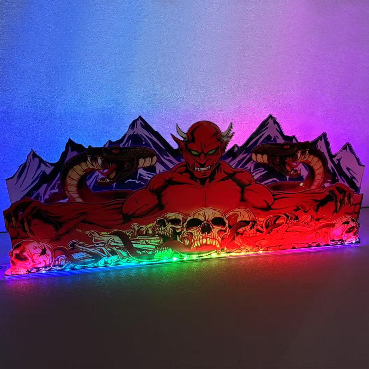 Gorgar Pinball Acrylic LED Topper, for Pinball Machine, Pinball Topper