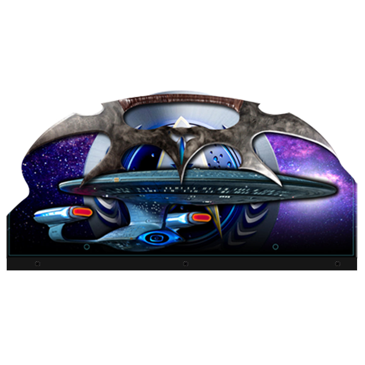 Star Trek Next Generation Topper 3D Acrylic LED RGB Topper For Stern star-trek-next-generation-topper-3d-acrylic-led-rgb-topper-for-stern