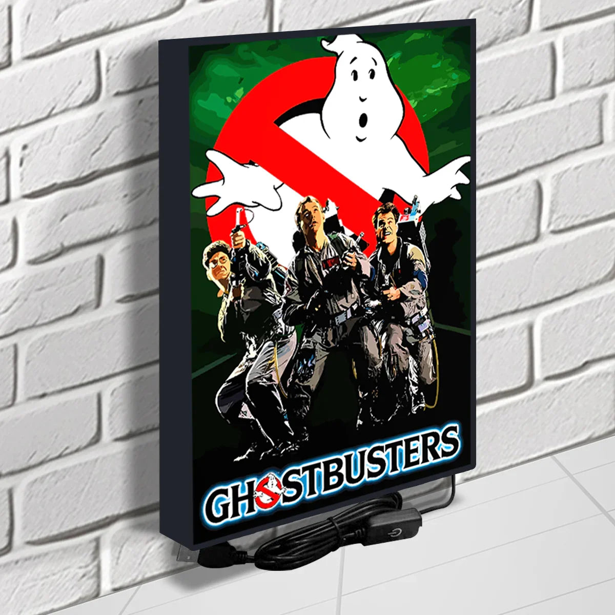 Ghostbuster Frozen Empire Movie Poster LED Light Box (LED Light Box), Ghostbusters 3D Lightbox
