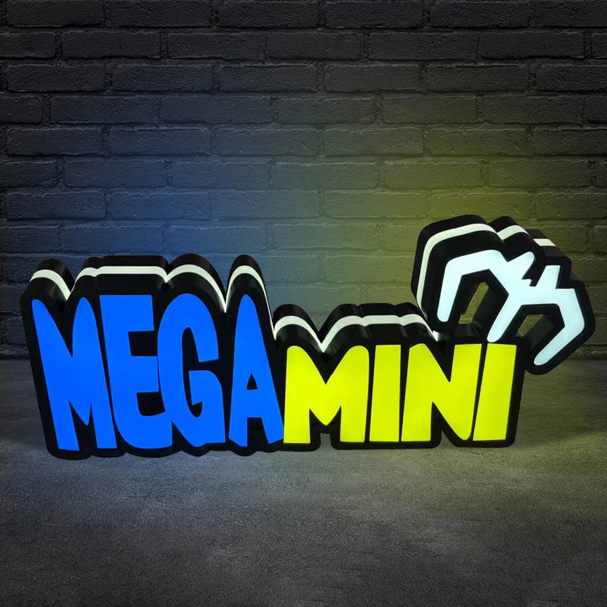 Mega Mini Topper 3D Pinted Lightbox for Claw Machine, Mage Mini claw machine Topper