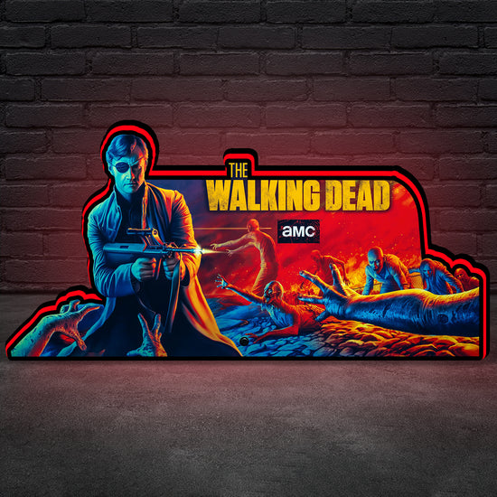 Walking Dead Pinball 3D LED Light Box, for Stern Pinball Arcade Game fans,  Pinball Arcade Decor