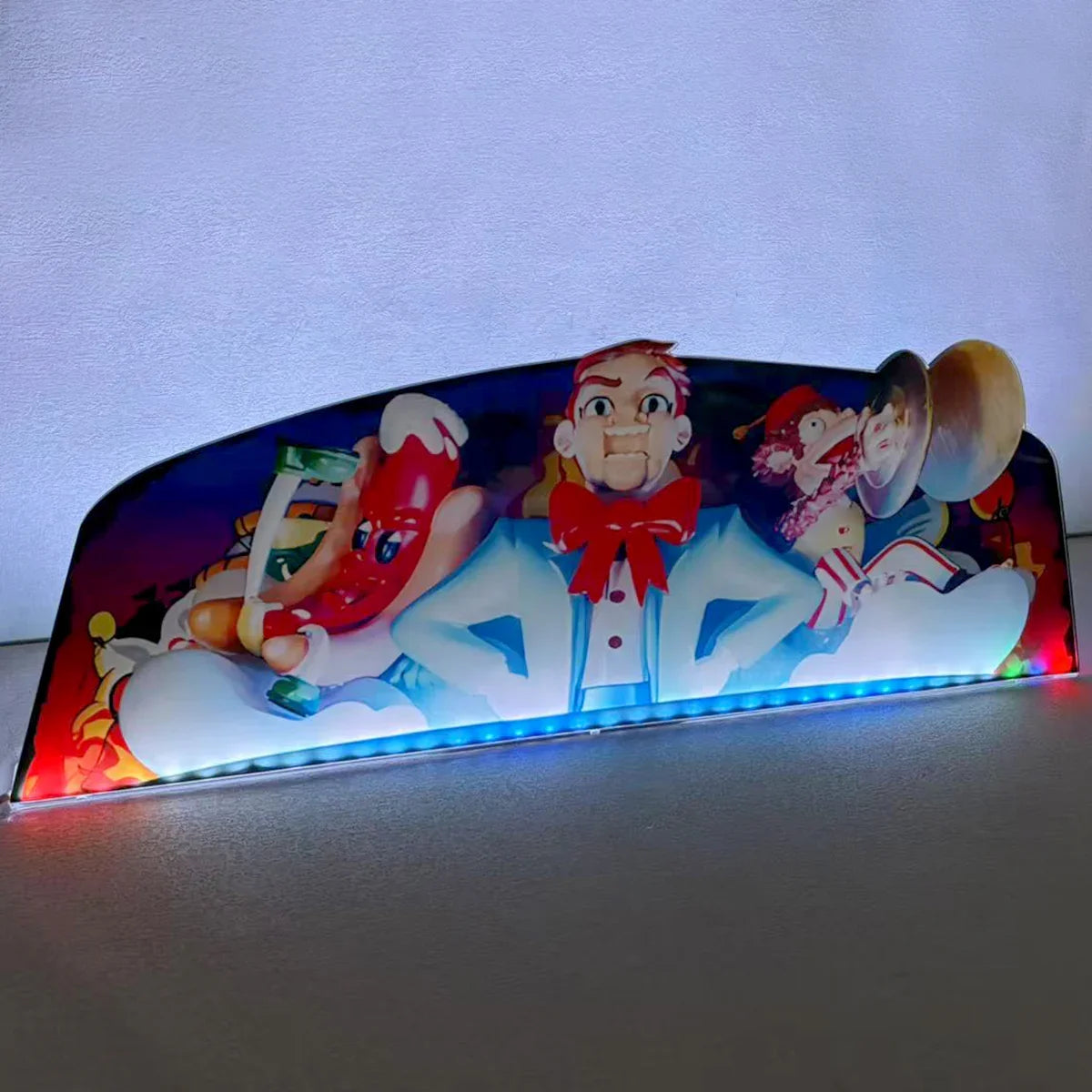 Pinballinteractive Topper Funhouse 2.0 Pinball Acrylic LED Topper, for Pinball Machine, Pinball ...