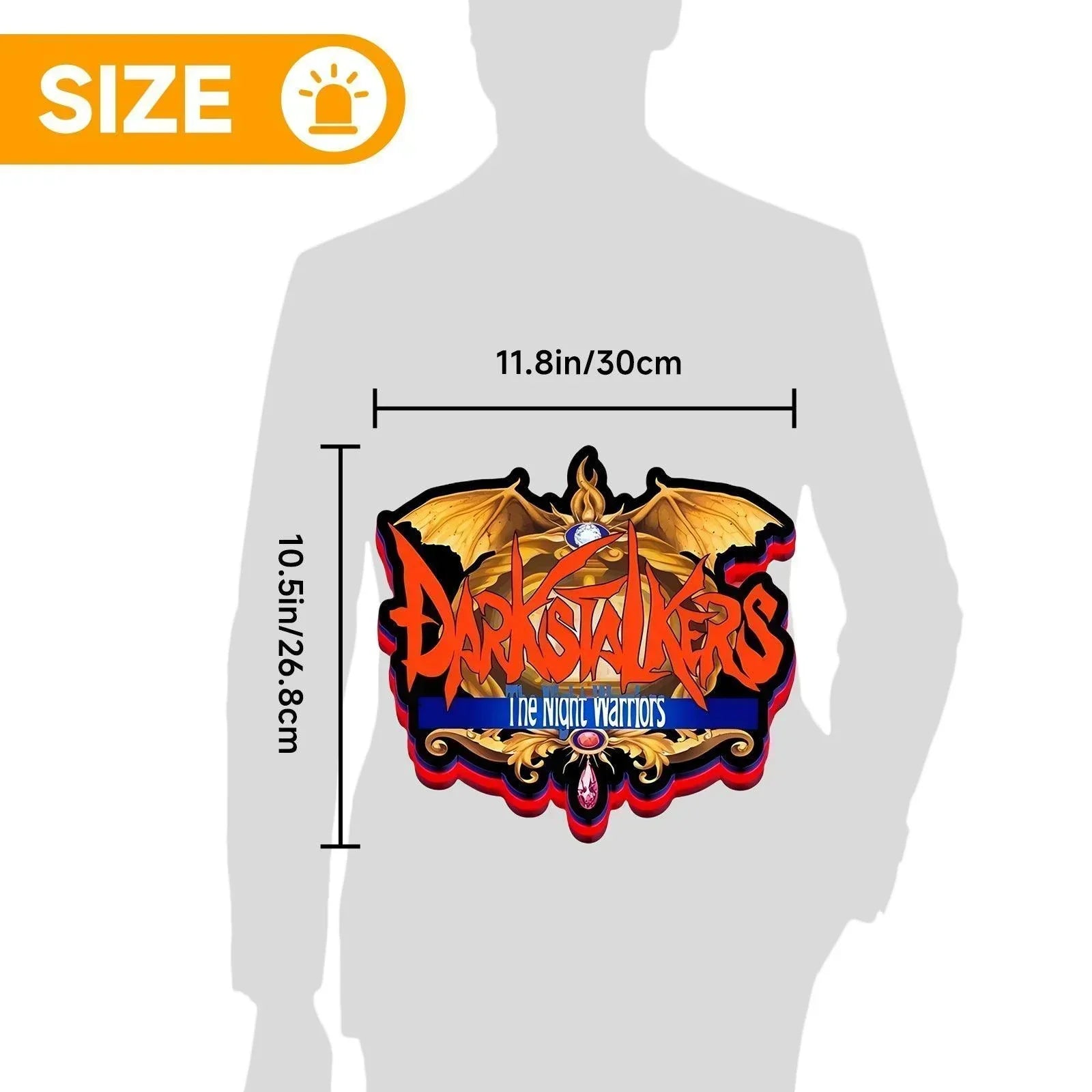 Die Night Warriors Darkstalkers 3D-gedruckte LED-Leuchtbox