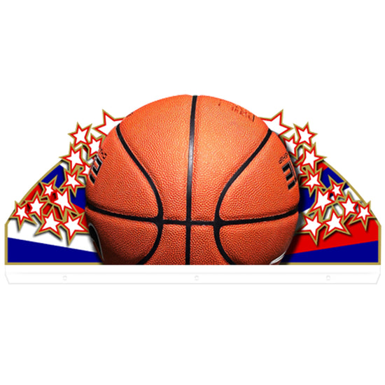 Harlem Globetrotters Pinball Topper, 3D Pinball Acrylic LED Topper, For Stern Pinball Machine, Pinball Topper