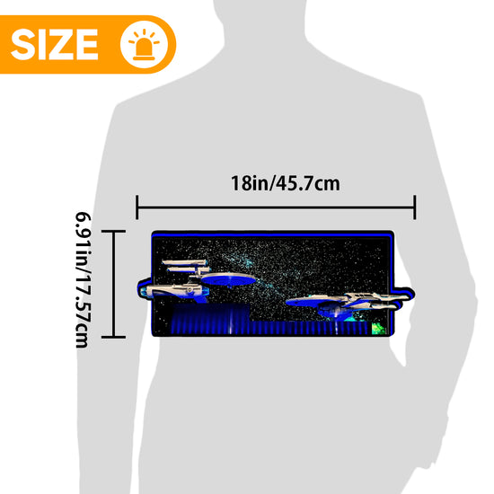 Topper TS 2025 for Star Trek, 3D Printed Lightbox Powered by USB Band Dimm Wall Art Decor Man's Cave