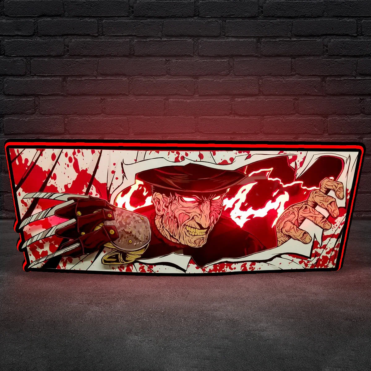 Freddy Nightmare on Elm Street Topper LED Lightbox for Pinball Machine, 3D Printed Lightbox Rock Your Game