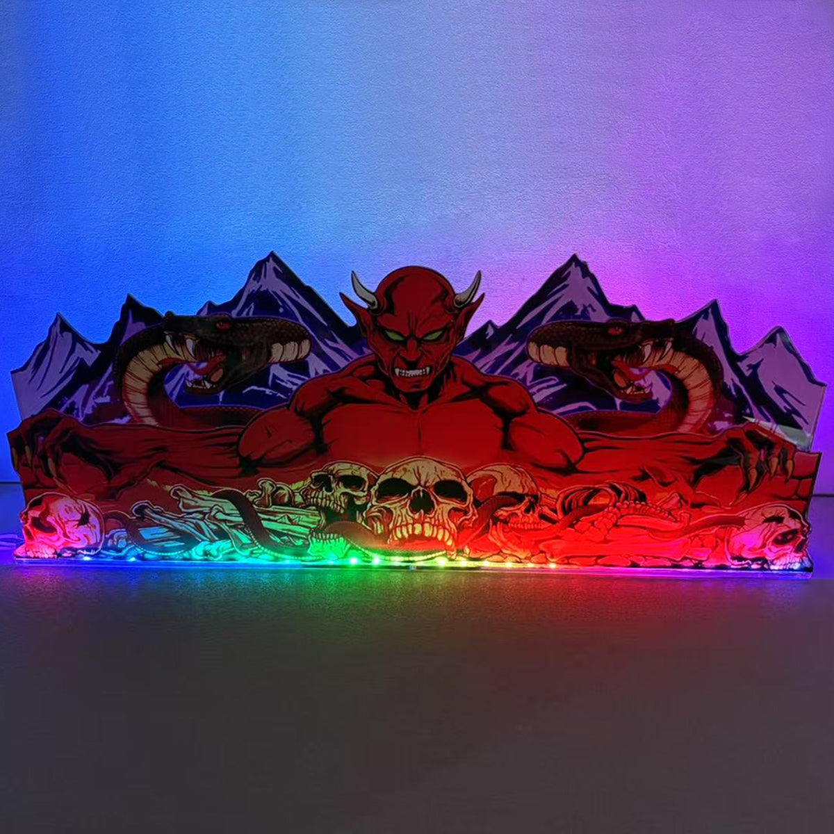 Gorgar Pinball Acrylic LED Topper, for Pinball Machine, Pinball Topper