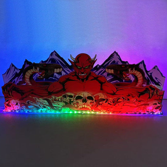 Gorgar Pinball Acrylic LED Topper, for Pinball Machine, Pinball Topper