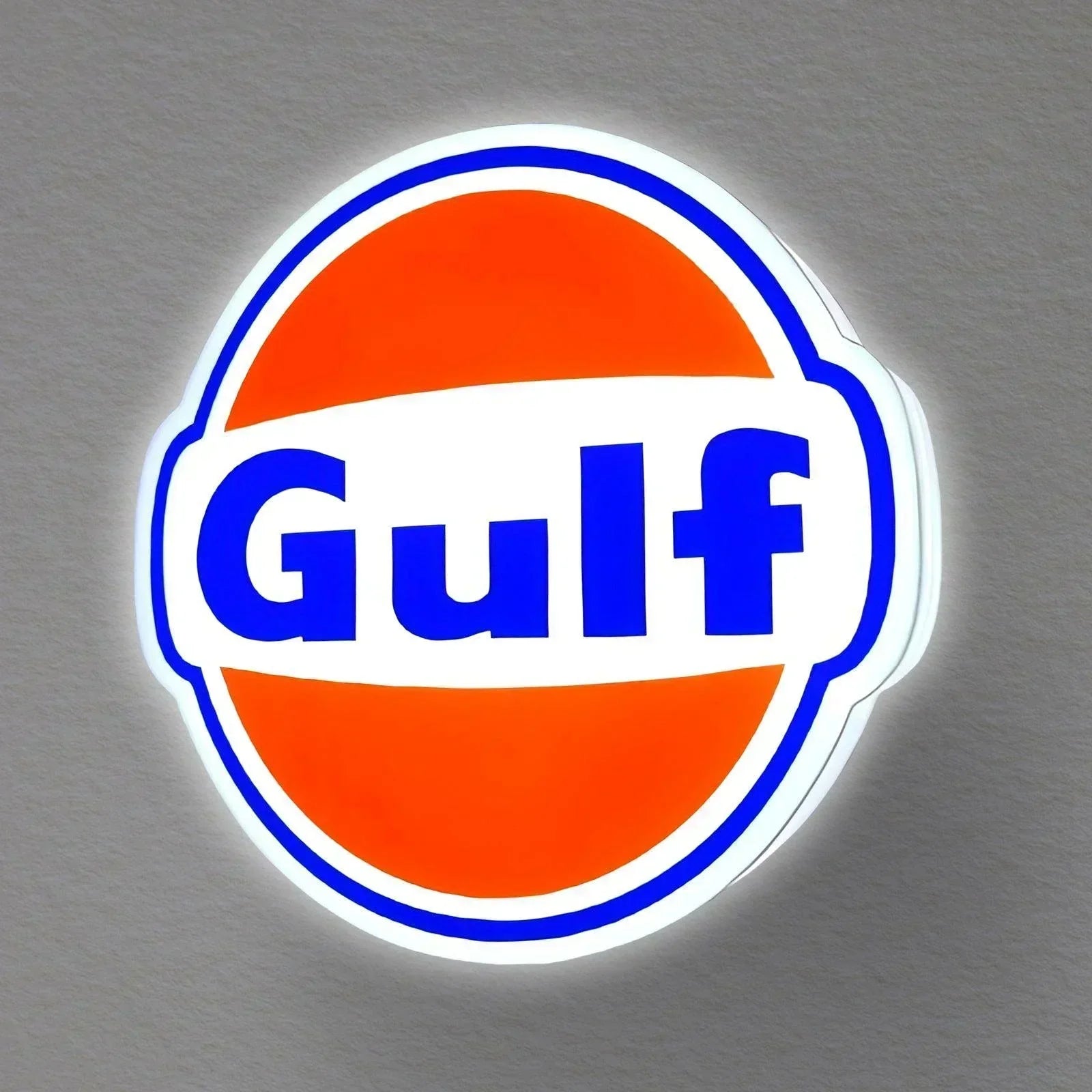 Custom Business Sign Gulf Gas Logo 3D Lightbox