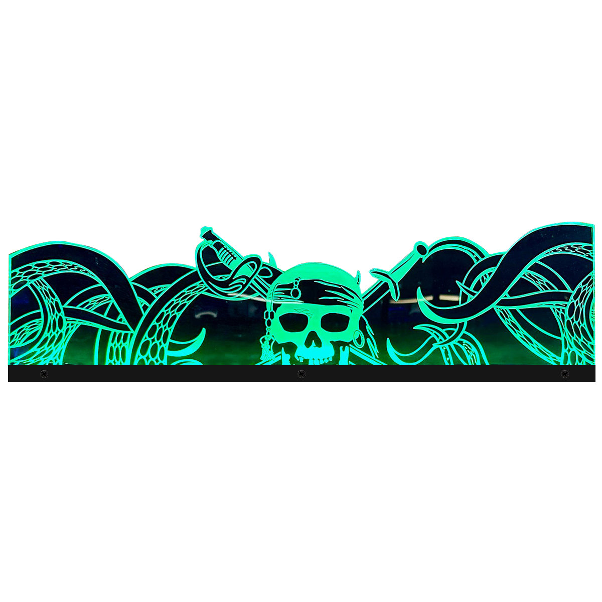 Pirates of the Caribbean Acrylic RGB LED Topper, for Jersey Jack Pinball Machine, Pinball Topper