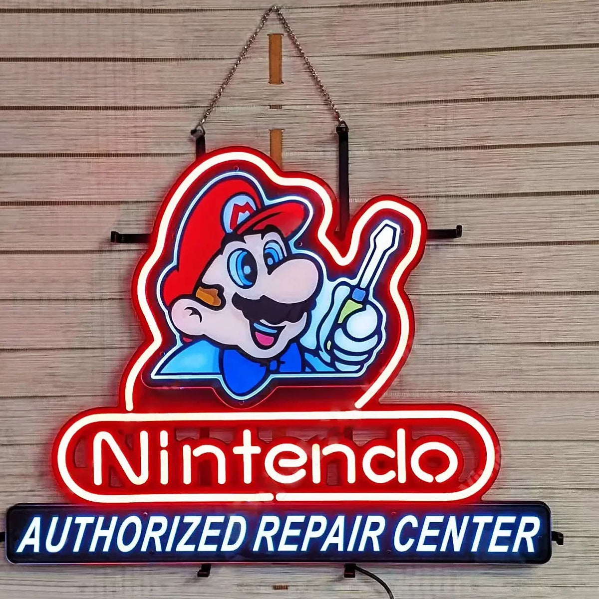 Nintendo Video Game 20"x16" Arcade Neon Sign USB Powered for Kids Room Decor,Insert Coin to Play Neon Sign Dimmable LED Neon Light Sign for Playroom Light Man Cave Game Room Bar