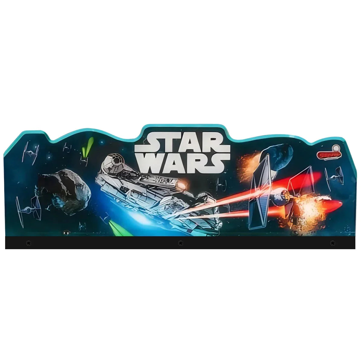 Décoration de flipper Star Wars 3D en acrylique à LED pour flipper Stern