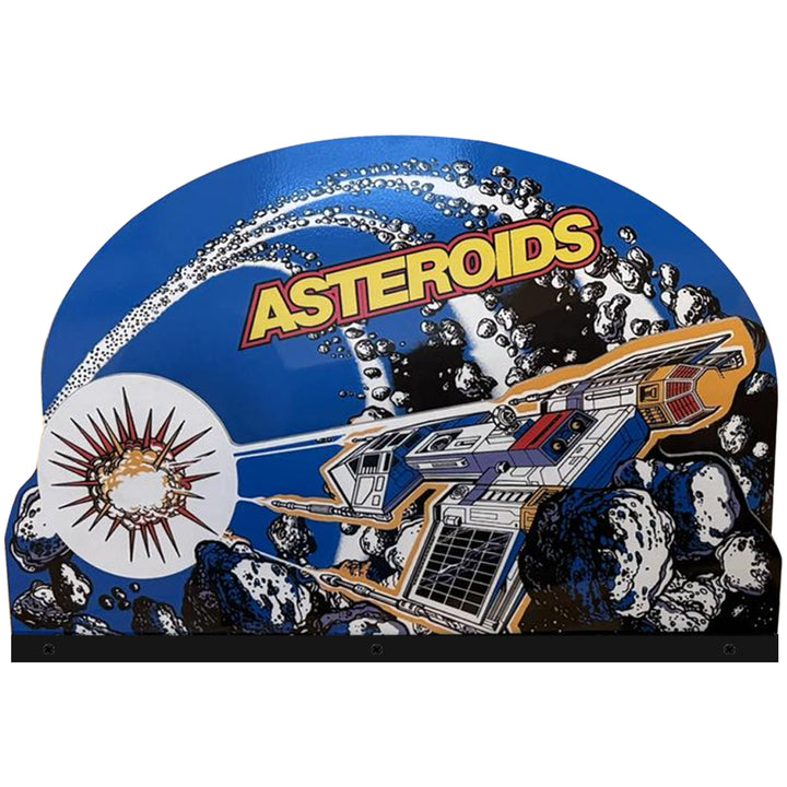 Asteroids Arcade 3D Acrylic LED Topper, For Arcade Game Art Repro Game Machine, Arcade Topper