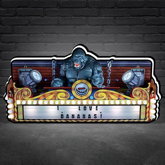 New Arrival King Kong Pinball 3D LED Light Box, for Stern Pinball Arcade Game fans,  Pinball Arcade Decor